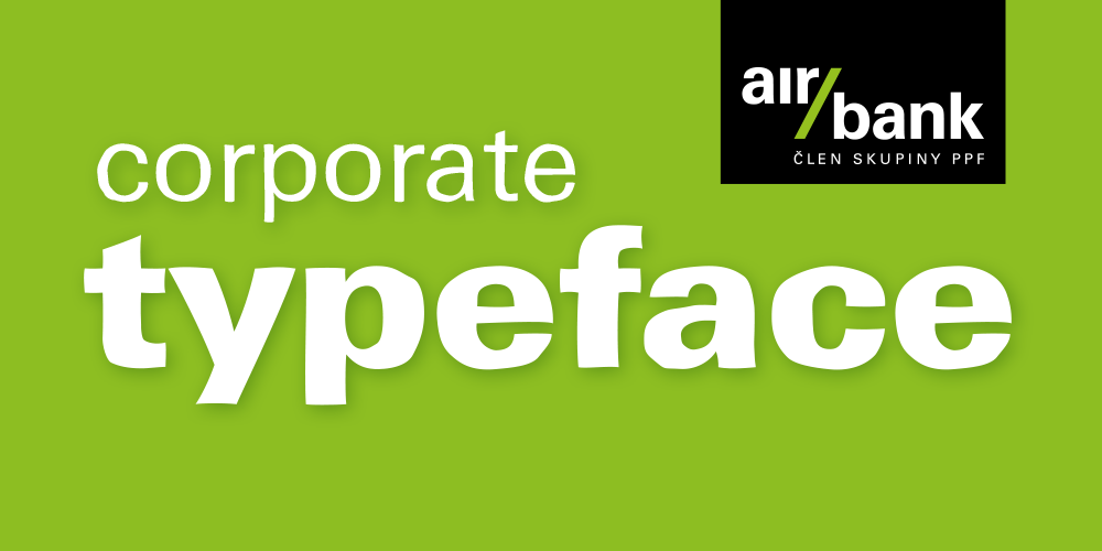 Air Bank: Custom Typeface